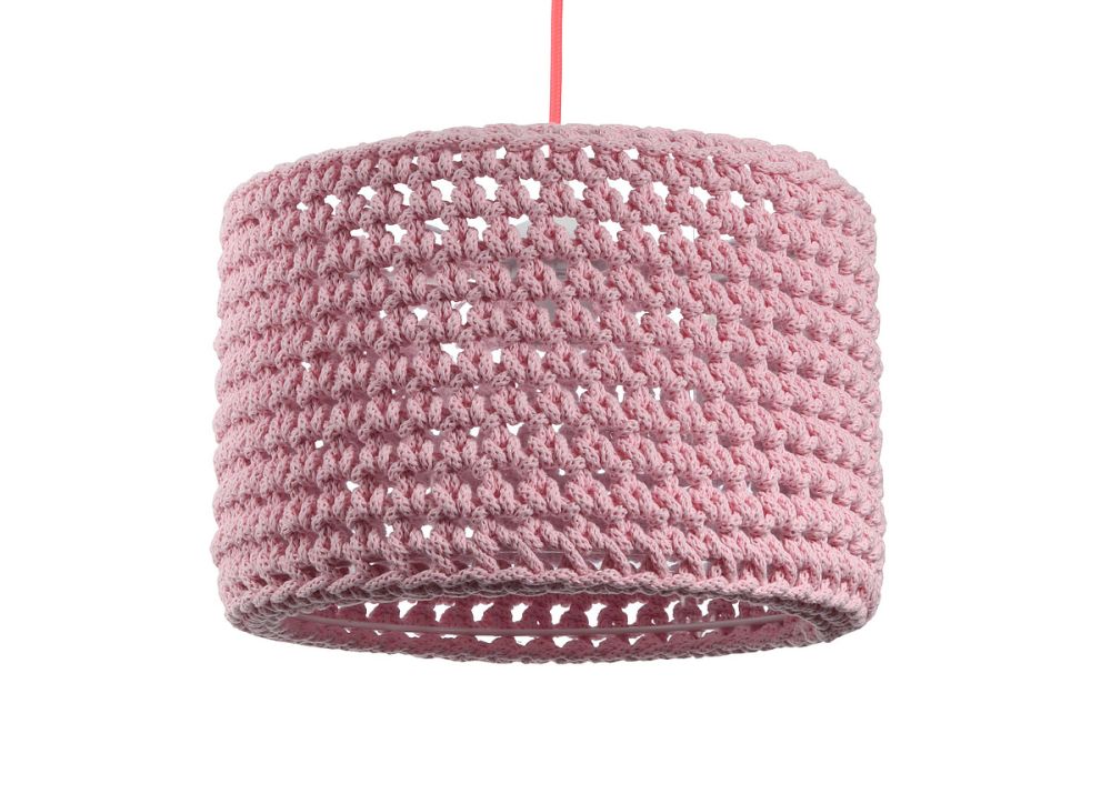 Lampa wisząca COTTON 25 różowa