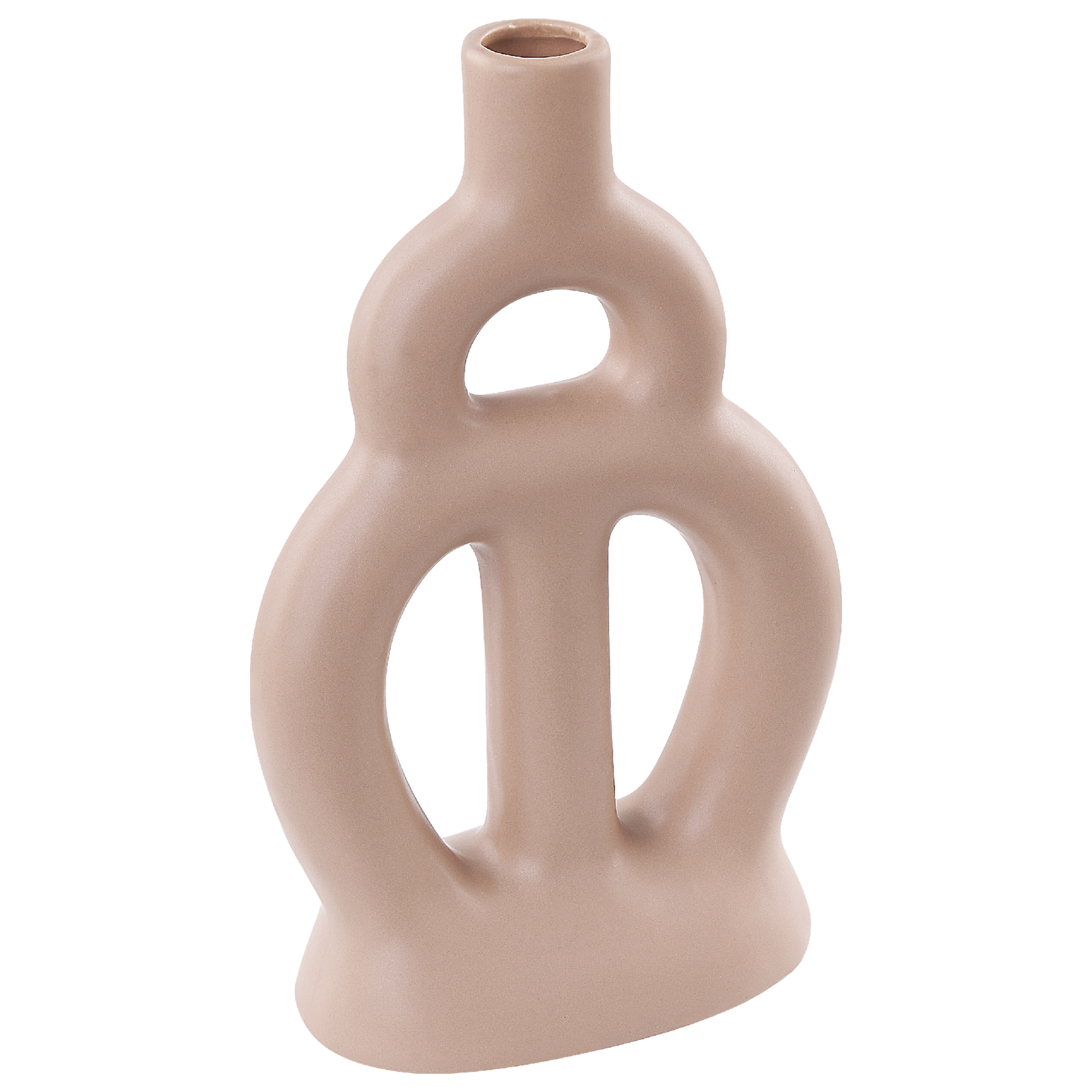 Vază pentru flori KOZANI Ceramică 28 cm Nisipiu