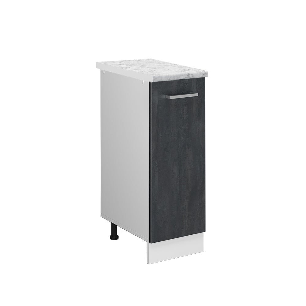 Vicco Szafka apteczna R-Line, Czarny beton, 30 cm BP Marmur