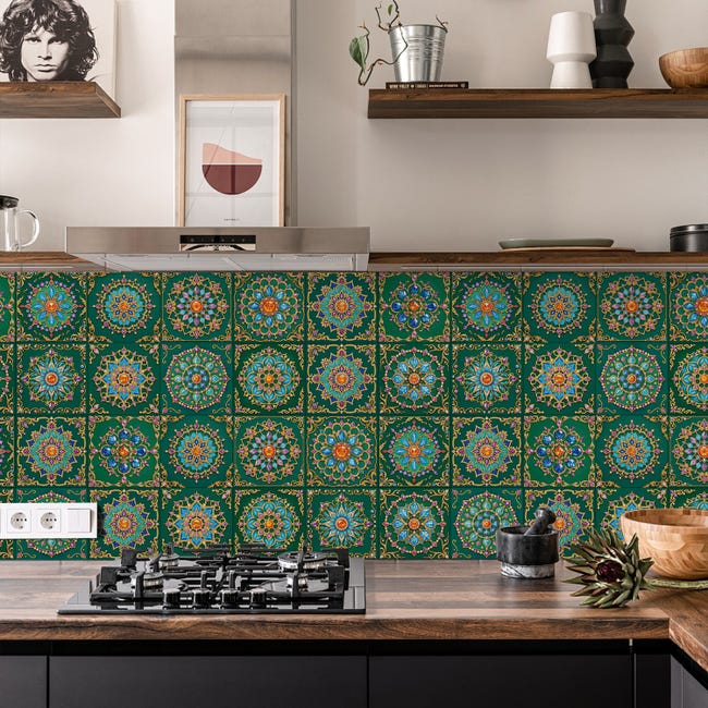 Carta Parati Adesiva Muro Carta Da Parati 3D Mattoni - 12 Pannelli Autoadesivi 35x39cm, Impermeabile Carta Da Parati Mattoni - Foto 4