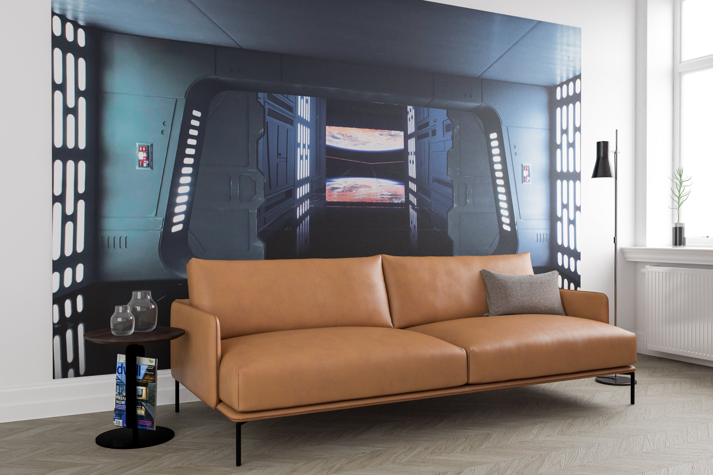 Papel pintado no tejido panorámico de komar - star wars star wars entrance to the universe - talla: 368 x 248 cm