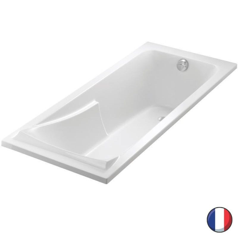 Baignoire droite JACOB DELAFON Corvette confort Acrylique renforcé 170 x 70 - 2