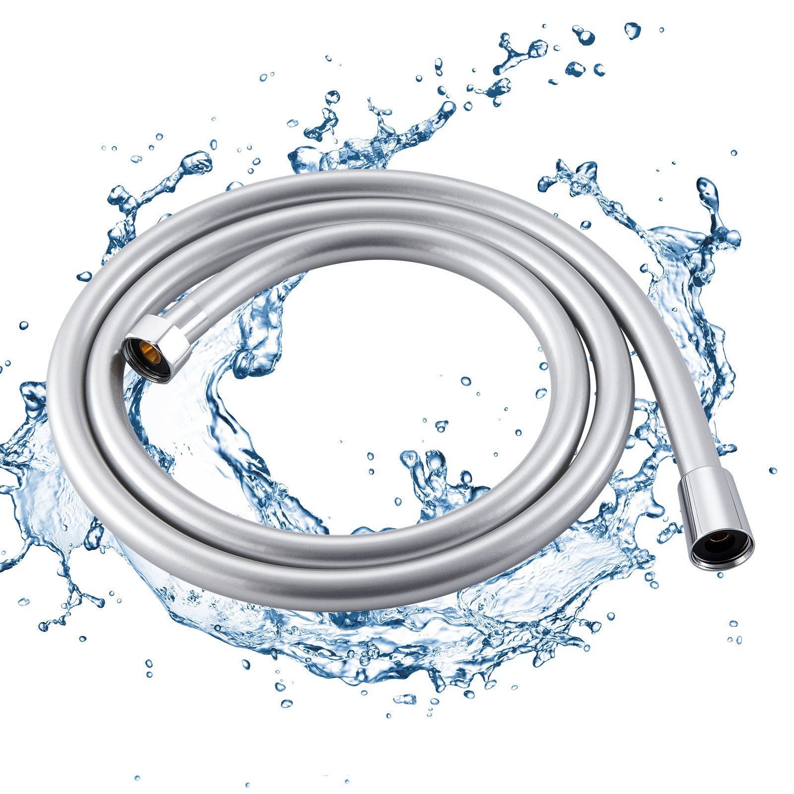 Tubo Doccia Flessibile 2 Metri Tubo Doccia In Acciaio Inox 2,5m - Cromato E Anti-perdite Flessibile Doccia - Foto 10