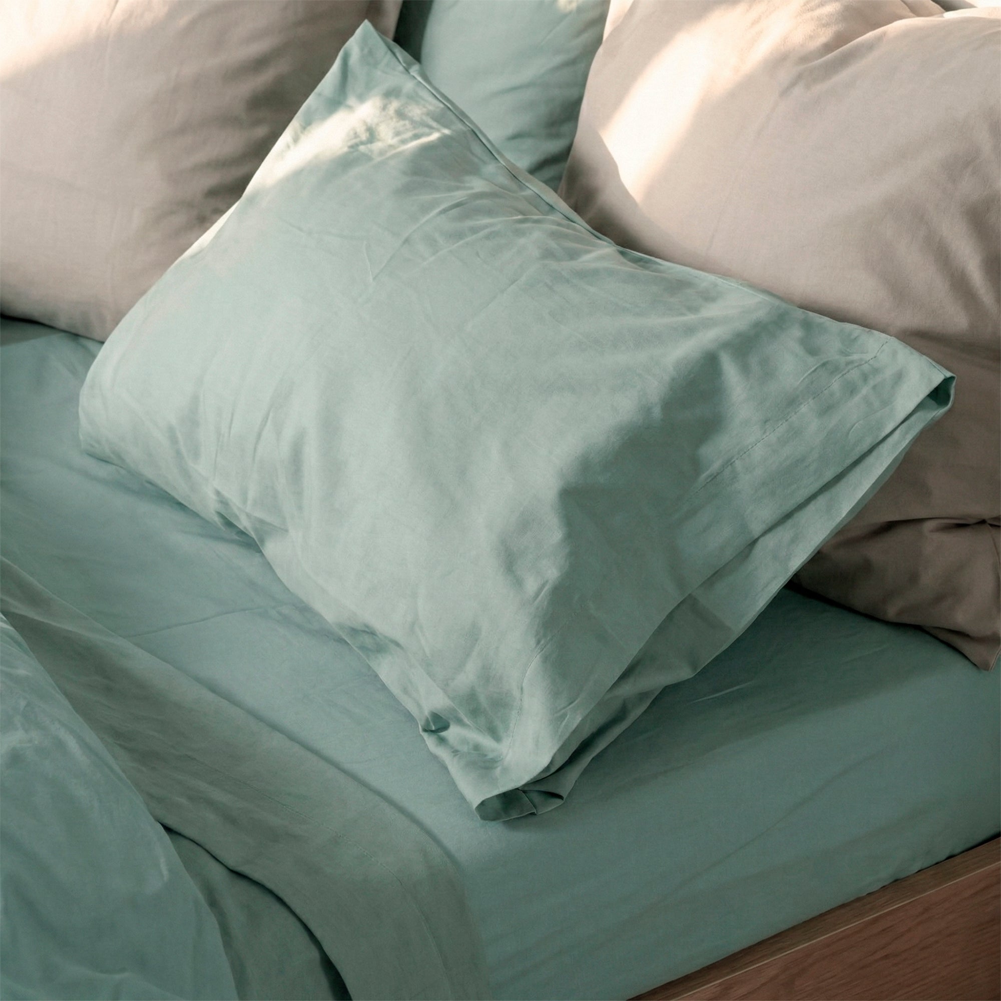 Basic Taie d'oreiller Menthe 45x155 - 2