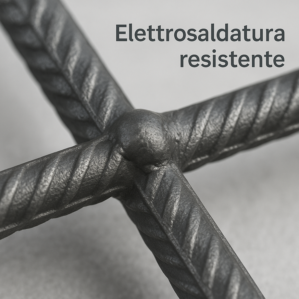 Rete elettrosaldata edilizia filo acciaio 5 mm maglia 20x20 cm foglio 1 ...