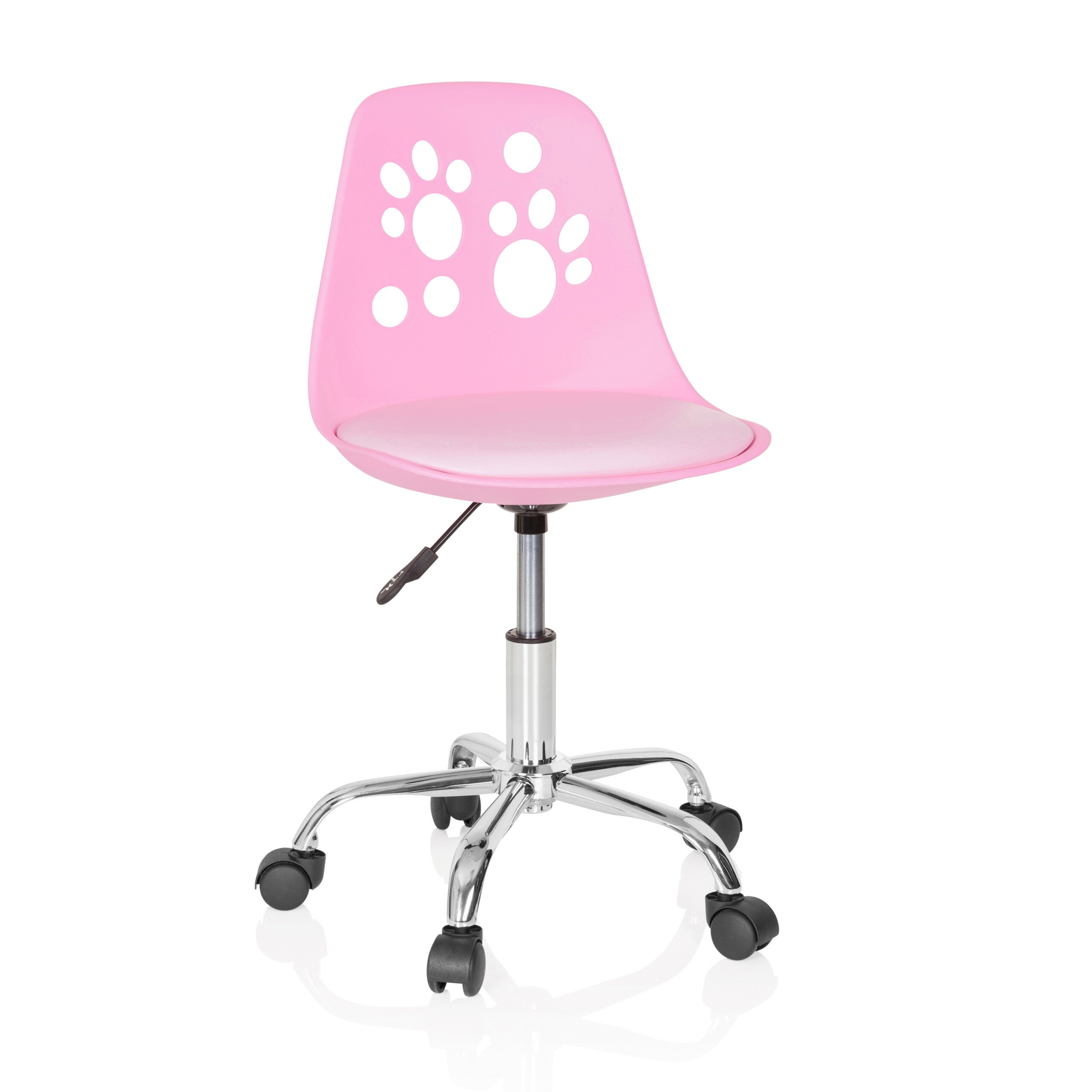 Krzesło obrotowe dla dzieci FANCY I Pink hjh OFFICE