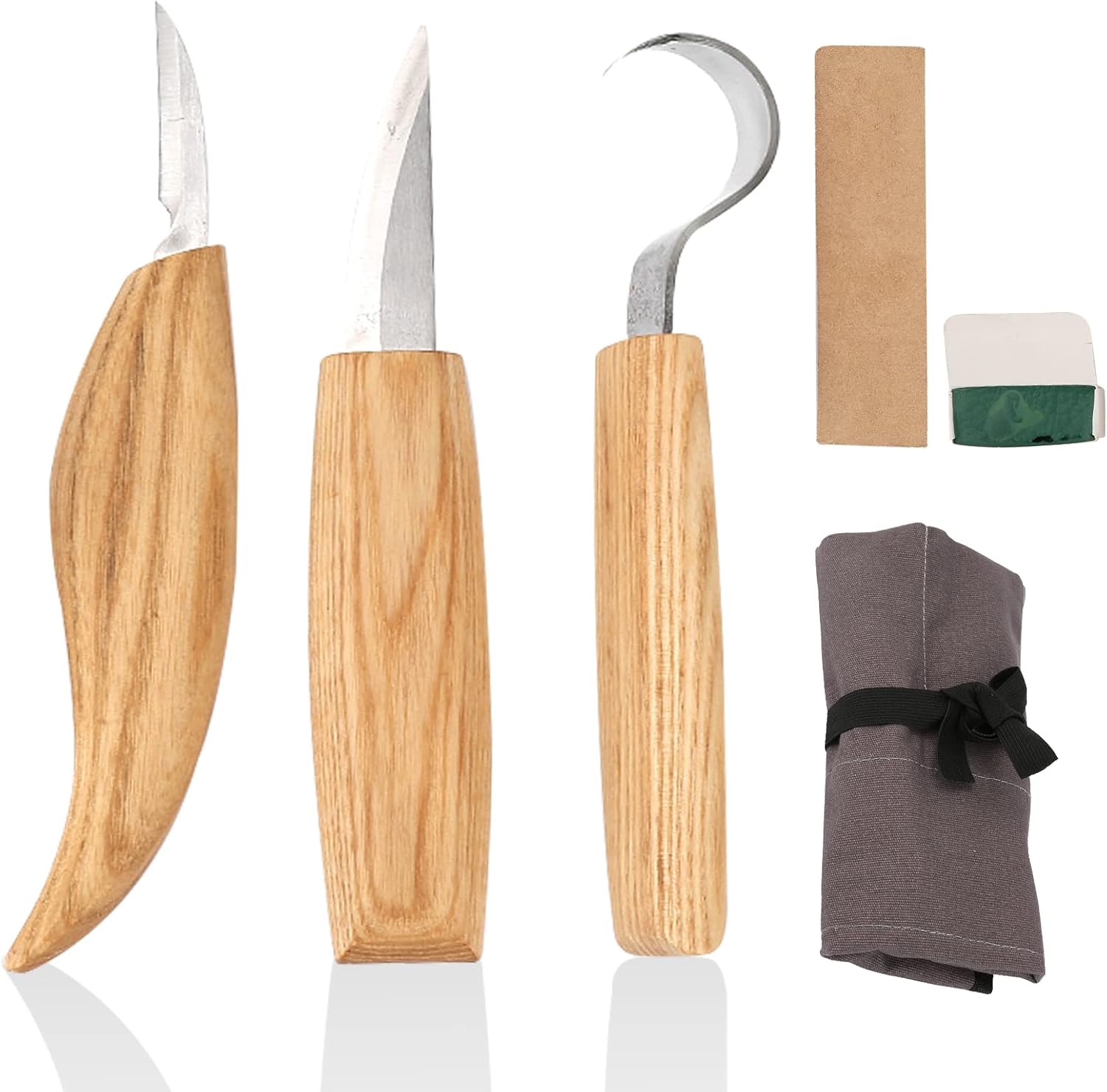 Kit 18 Outils Sculpture Sur Pierre - Ciseaux Acier Manganèse Avec Sac Et Étau