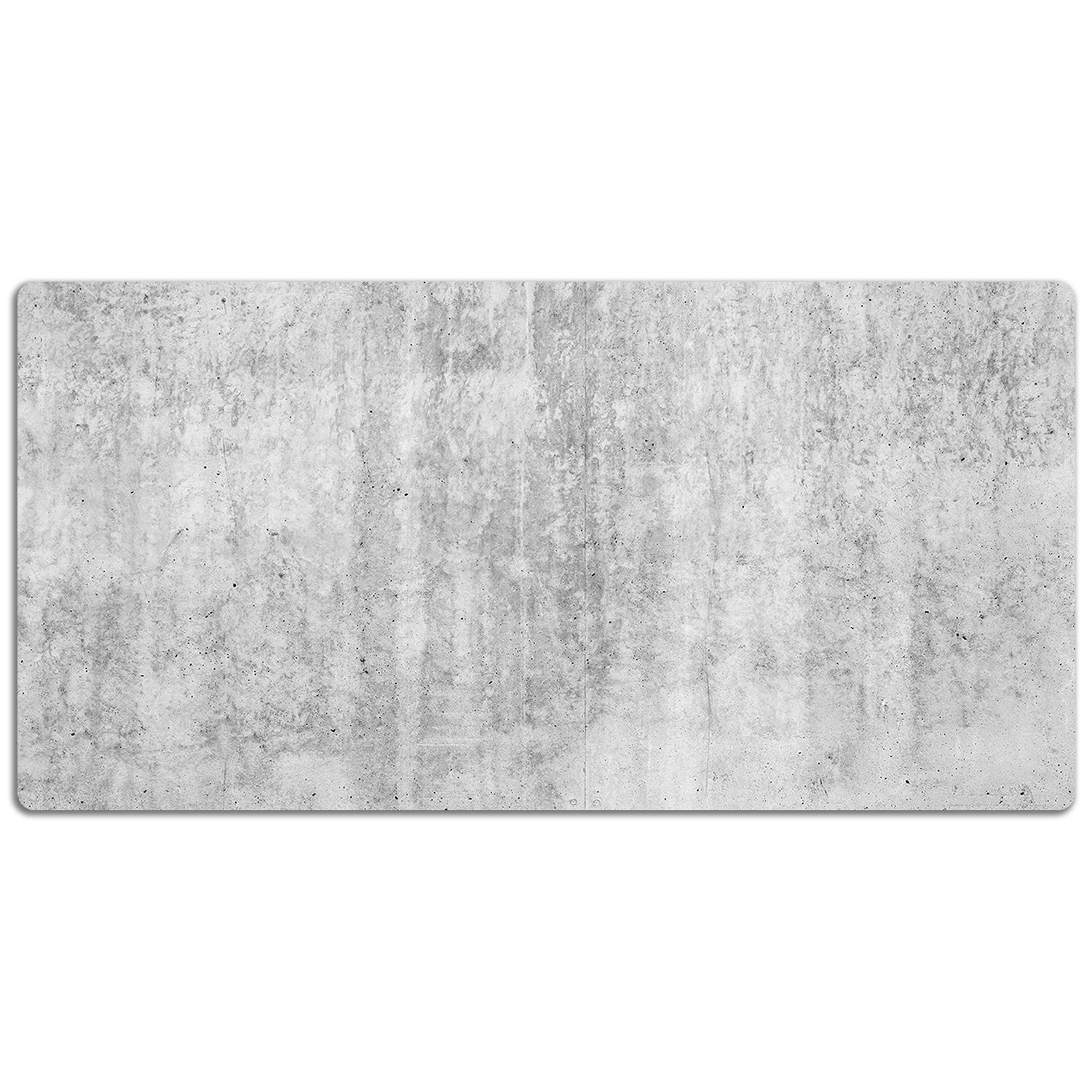 Podkładka na biurko szary beton 90x45 cm, nowoczesna mata biurowa – Tulup