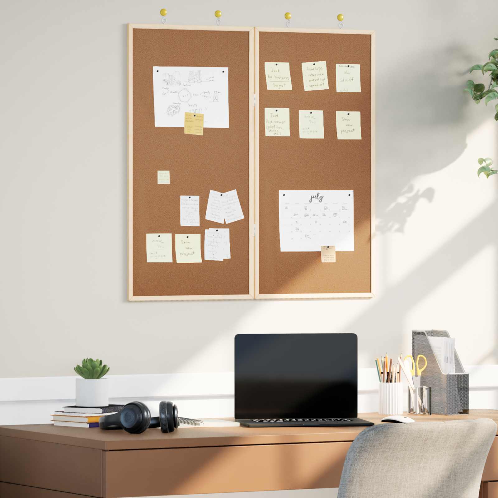 Tableau Pin Tableau d'Affichage Marron 80 x 80 x 1.4 cm Bois de pin massif | Leroy ...