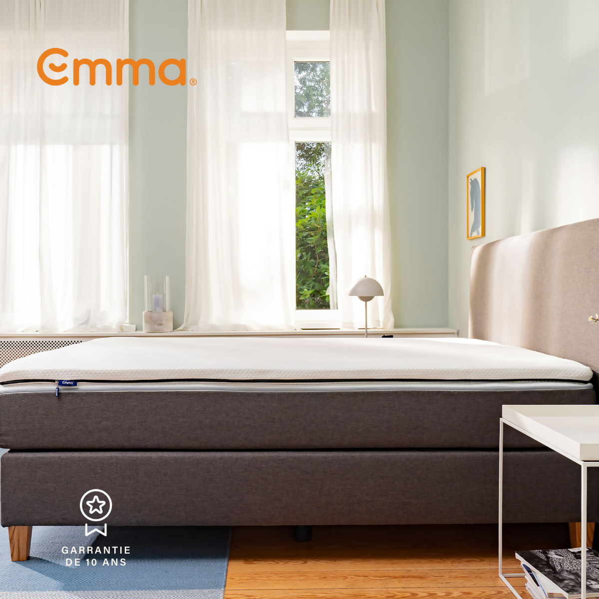Emma | Surmatelas Emma Original 120x200 cm | Souplesse | Confort Personnalisable | Housse Lavable | 6 cm Additionnels - 3