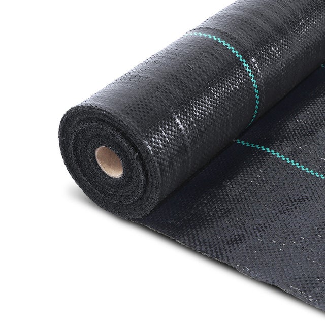Toile de paillage 50m x 1m 100g/m² - Bâche géotextile anti-mauvaises herbes anti-UV perméable à l’eau anti-repousse - VOUNOT®