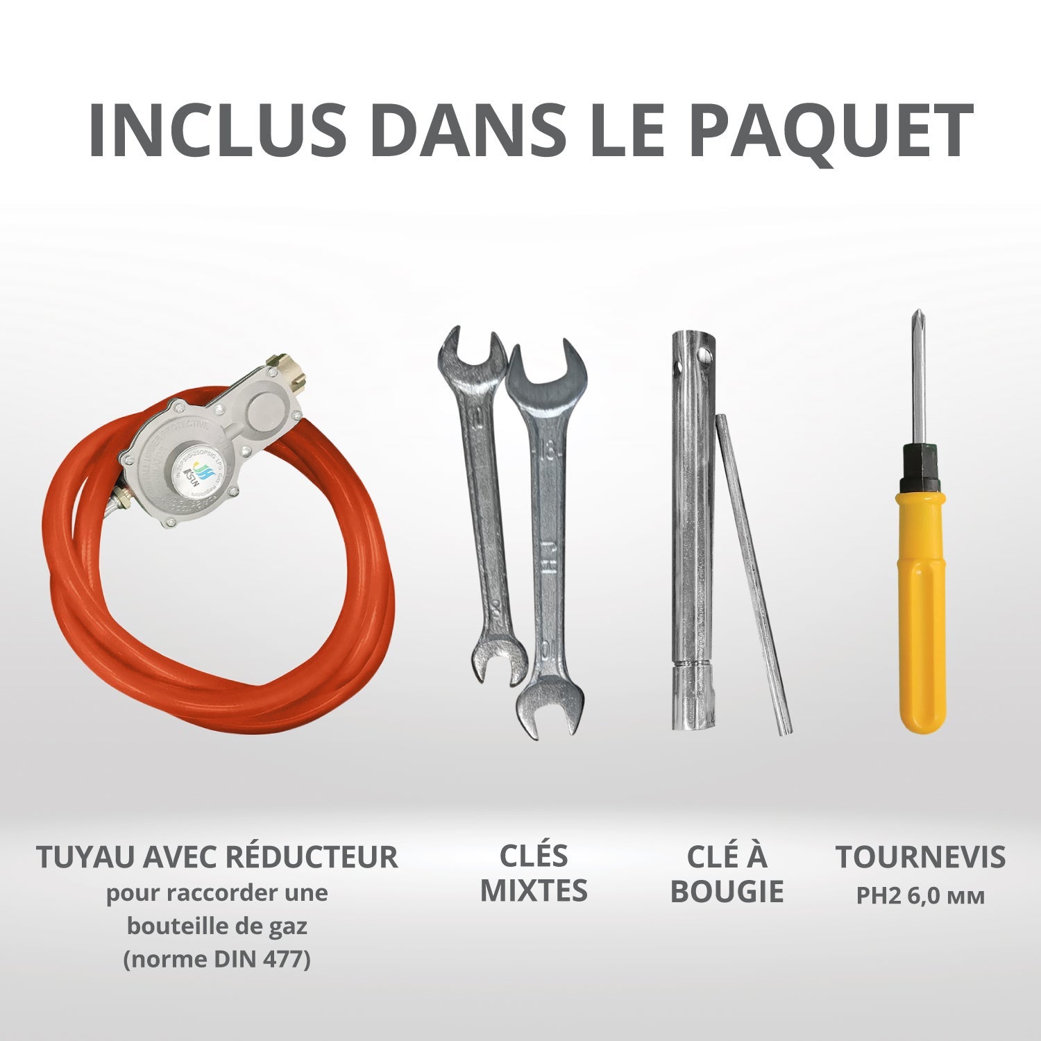 Groupe électrogène à essence-gaz de type inverter KS 8100iEG Puissance maximale 8.5 kW - 8