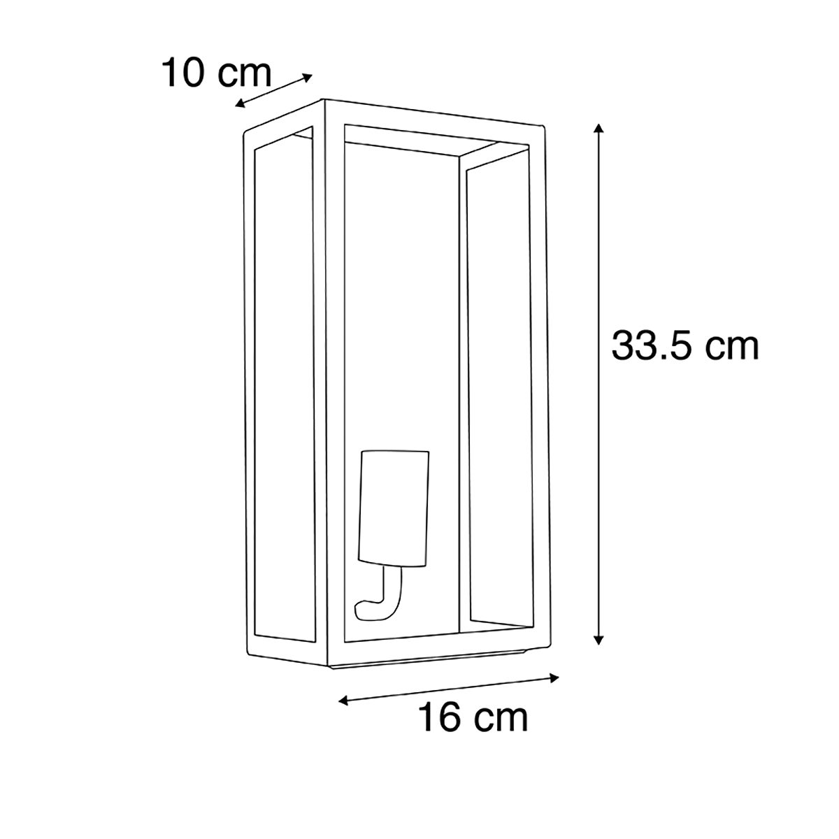 Ensemble de 2 appliques murales extérieures noires IP44 avec verre - Rotterdam - 4