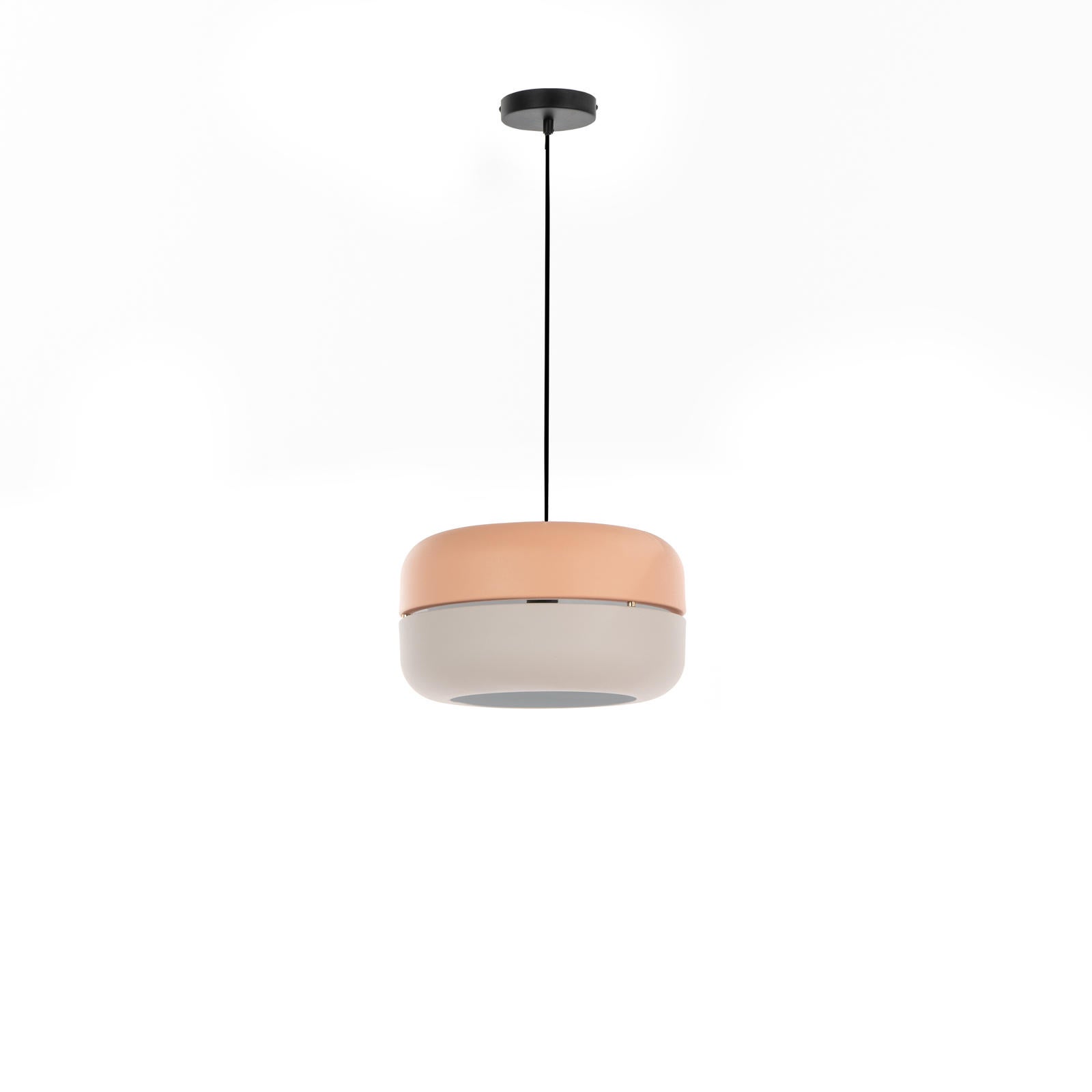 Idra - Czarna metalowa lampa wisząca