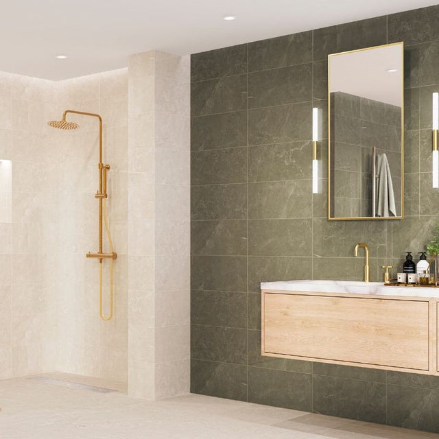 Carrelage Mur Brillant CERTECA ONIX Effet Marbre Vert 25x50 (carton avec 12 unités = 1,5 m2)