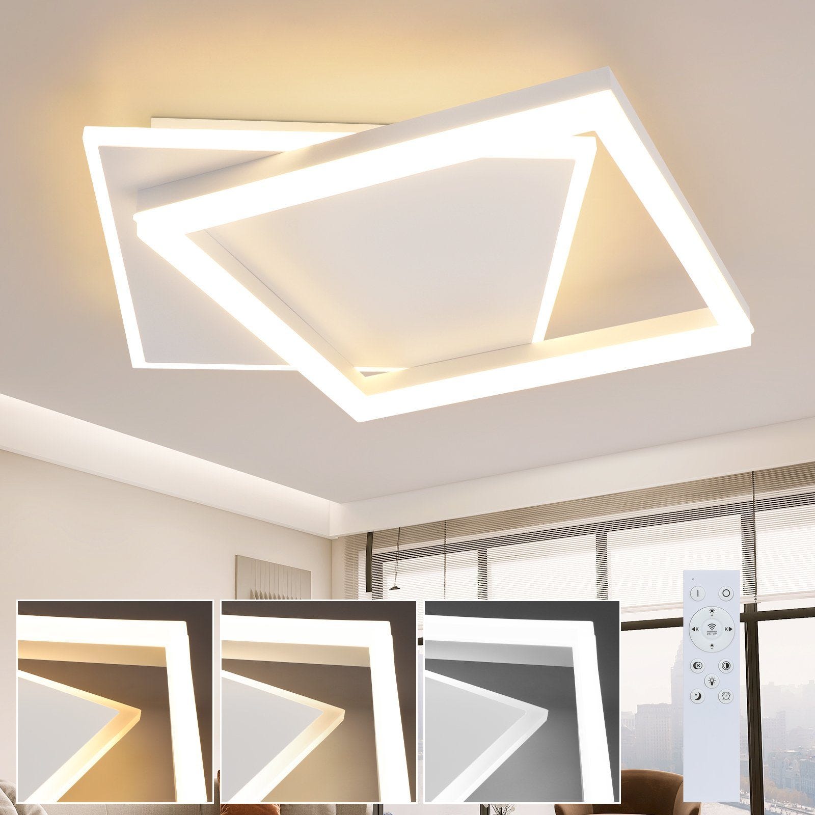GBLY Plafoniera LED Soggiorno - 107CM Lungo Cucina Lampada 32W Plafoniere Moderna Dimmerabile Con Telecomando Ufficio Plafoniera Cucina Pannello Illuminazione Camera Da Letto 83841083 GBLY Plafoniera LED Soggiorno - 107CM Lungo Cucina Lampada 32W Plafoniere Moderna Dimmerabile Con Telecomando Ufficio Plafoniera Cucina Pannello Illuminazione Camera Da Letto 83841083