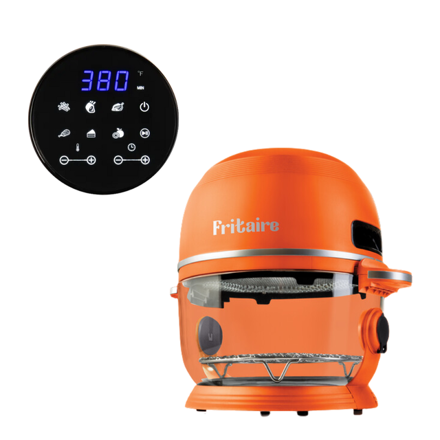 Fritaire - Glass Bowl Air Fryer - Orange