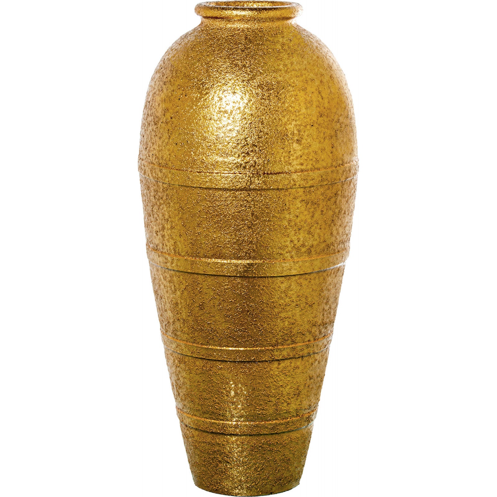 Vase l gant En C ramique Dor e Pour Int rieur Chic 34 X 34 X 80 Cm Vase l gant en c ramique dor e pour int rieur chic 34 x 34 x 80 cm