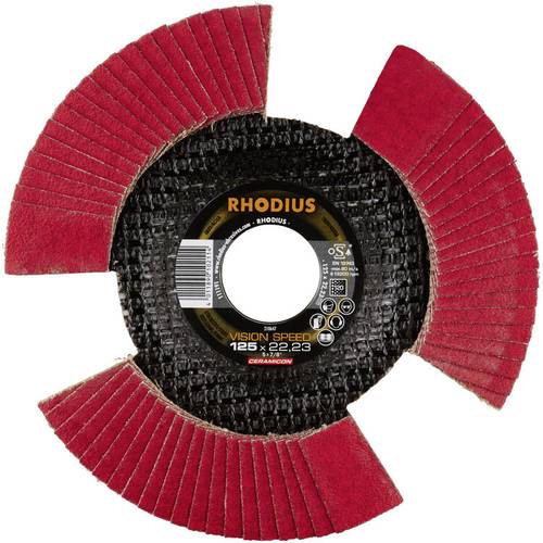 Rhodius 210647 VISION SPEED Disque segmenté Diamètre 125 mm Ø de perçage 22.23 mm Grain 120 acier inoxydable 1 pc(s) - 3