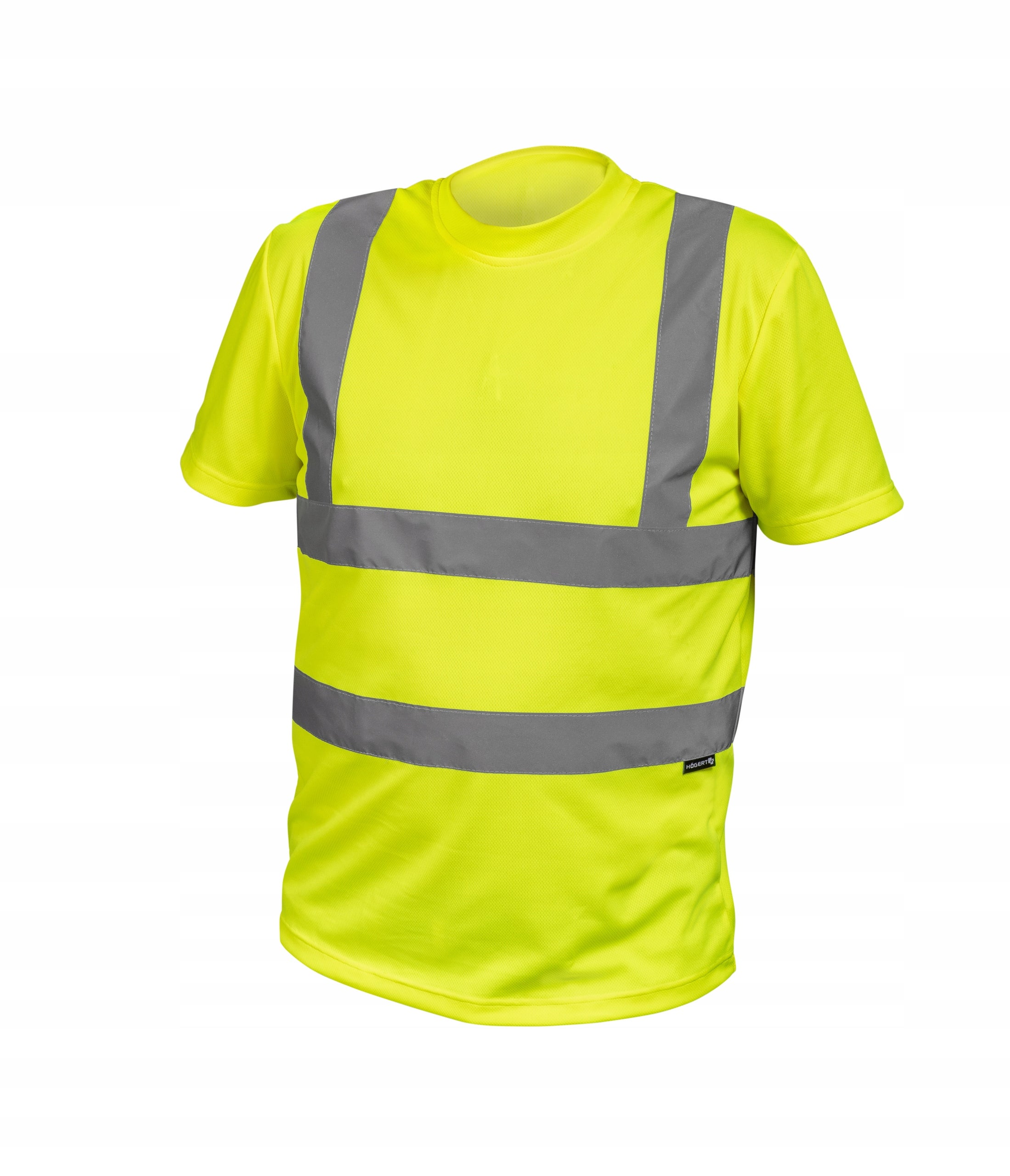 Koszulka ostrzegawcza T-shirt z taśmami odblaskowymi, żółty, rozm. 2XL (56), ROSSEL – HÖGERT TECHNIK - 2