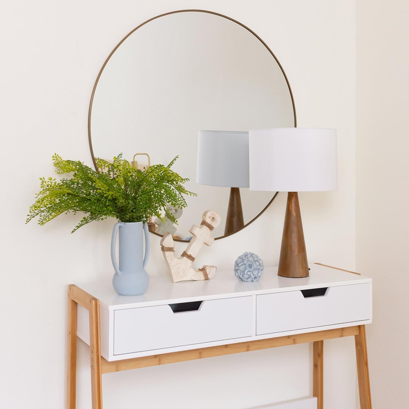 ESPEJO REDONDO BETINA ORO 76CM - 3