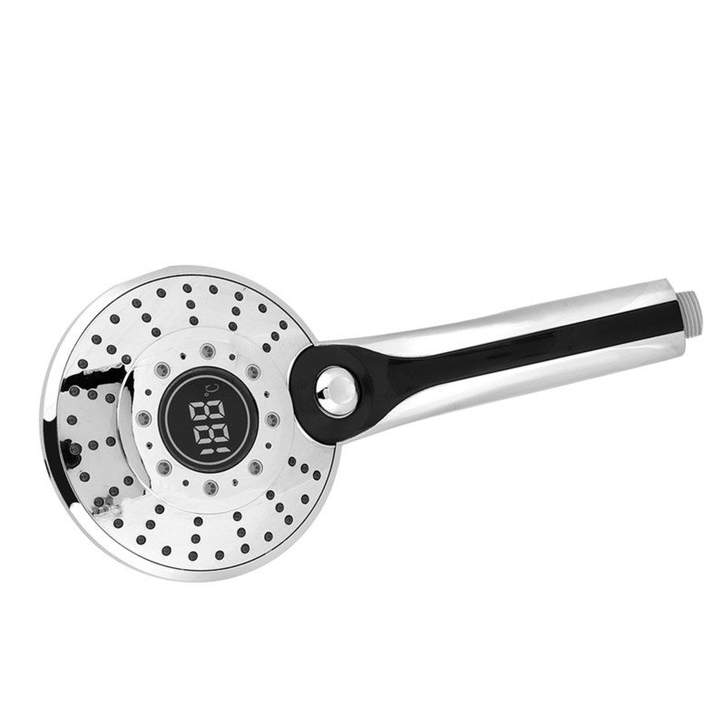 Digital Display Handheld Shower Head with 3-color Temperature Control ...