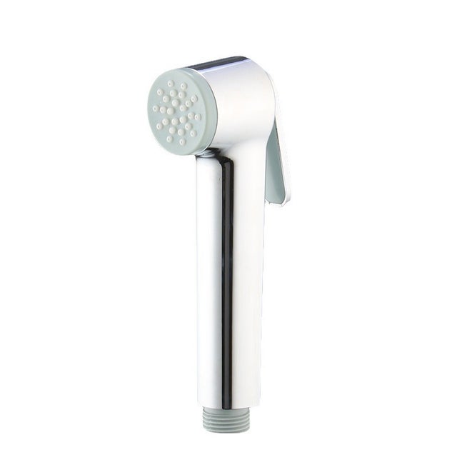 Pommeau de douche Vitalio, 1 jet, douchette avec gachette, technologie anti-brulûre et à économie d'eau, facile à installer et à nettoyer, chromé