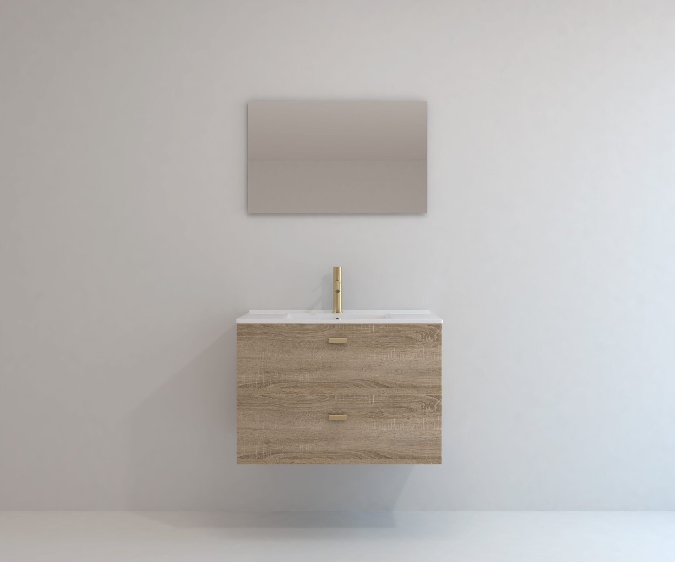 Ensemble de meubles de salle de bain Avantarea GARONNE Bardolino 80 cm + lavabo - 4