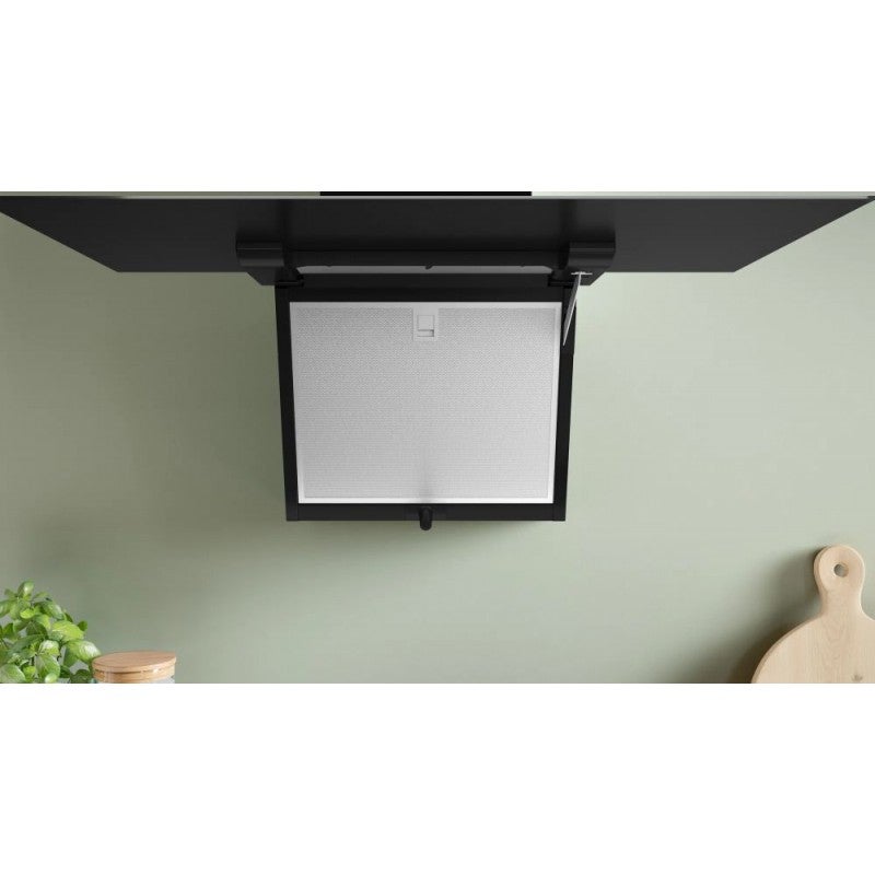 Hotte décor murale - inclinée verre - BOSCH SER4 - DWK87FN60 Noir - Home Connect - L: 790 mm x P: 433 mm - 5