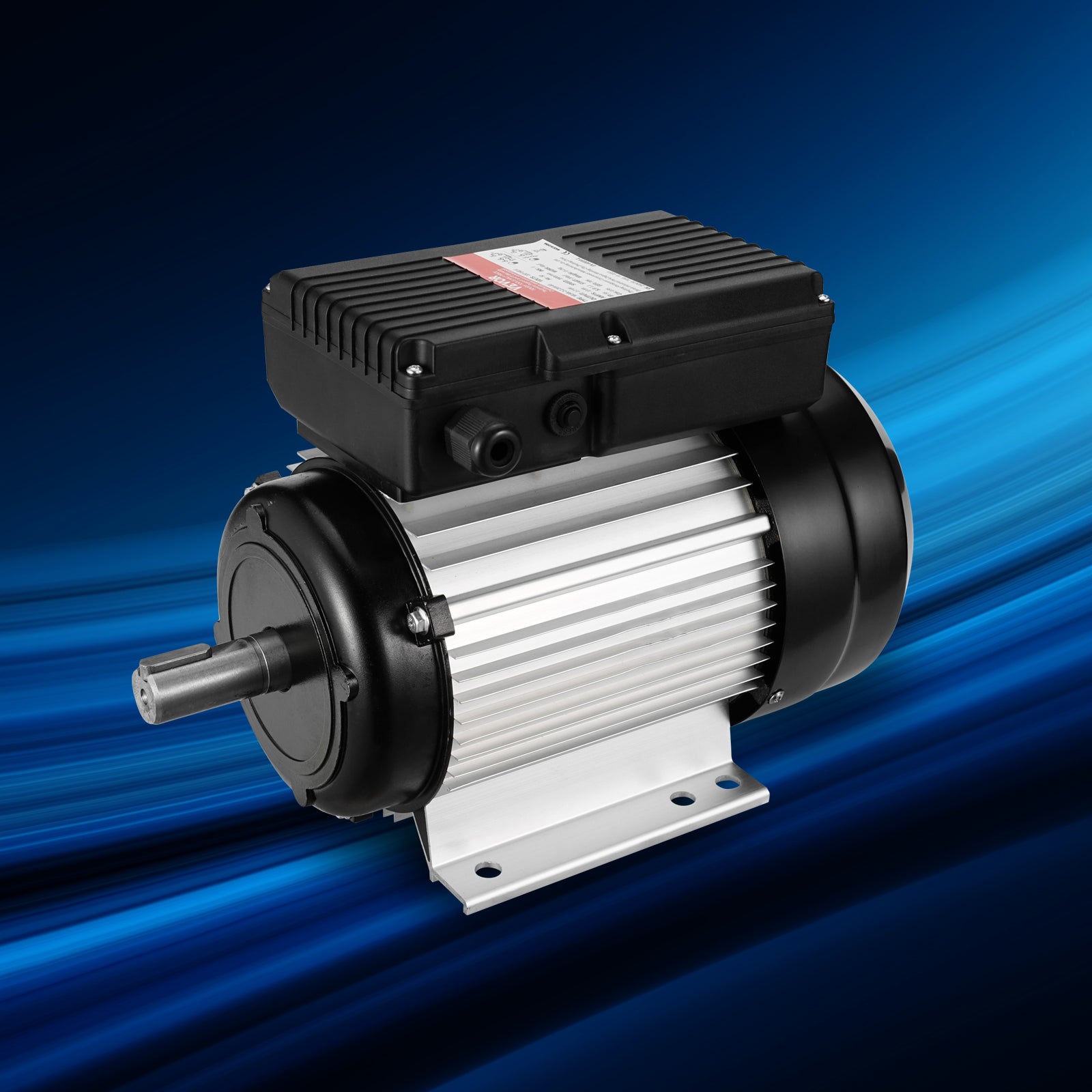 Moteur électrique VEVOR 2,2kWmoteur compresseur d'air monophasé,2800 tr/min,CA 220-240 V,13,8 A,cadre 90L,B3,arbre à clavette 24 mm,rotation CW/CCW - 8