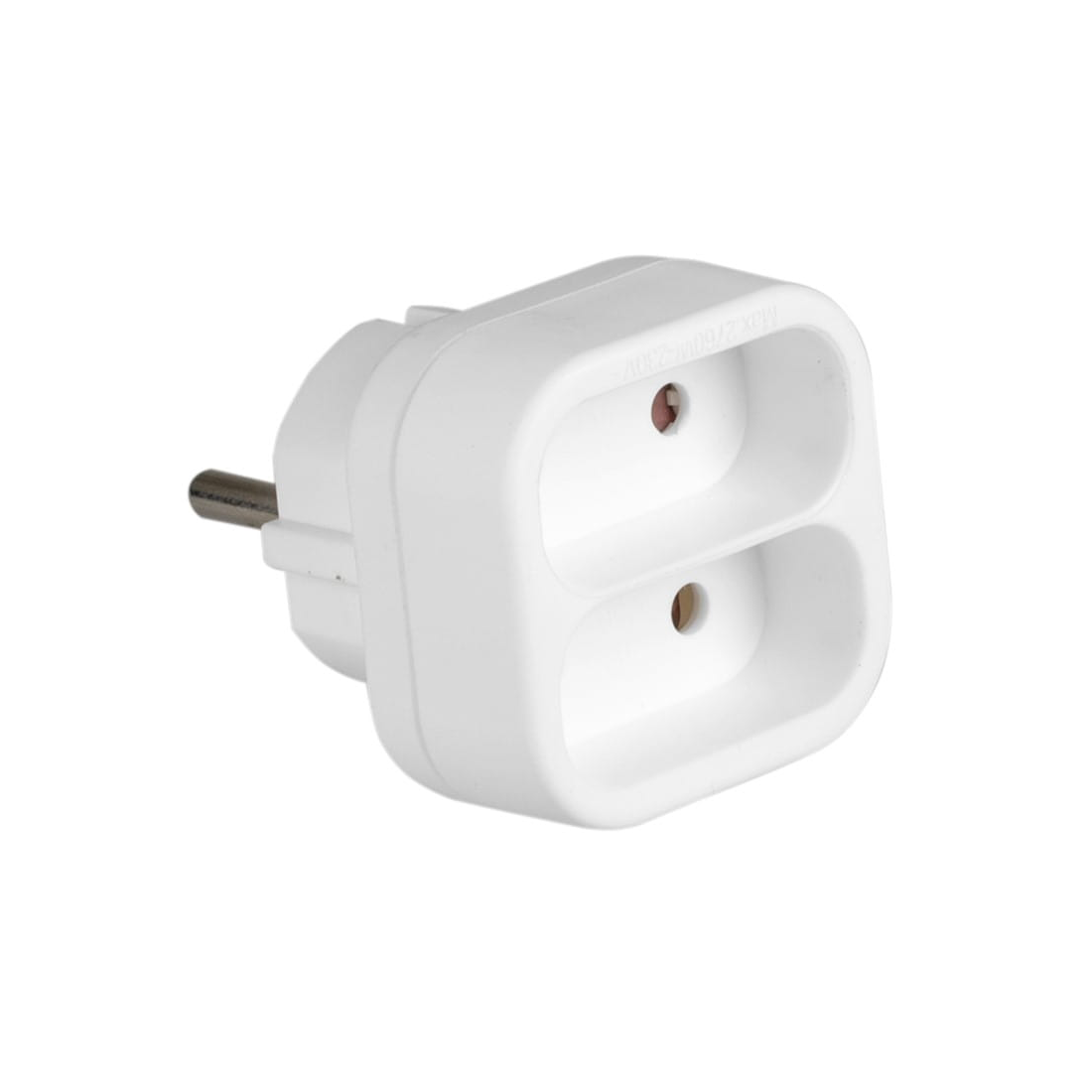Rozgałęźnik sieciowy 2x Euro 2P 3500W 230V VA0134 VAYOX