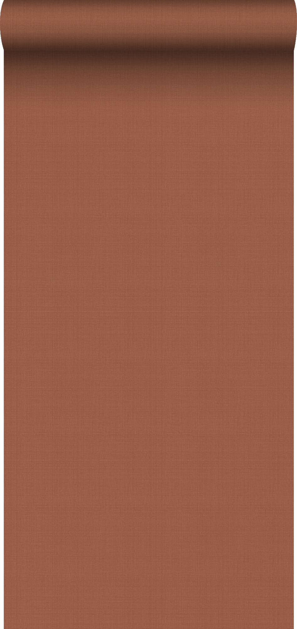 Tapeta lniana tekstura terakota - 53 cm x 10.05 m - ESTAHOME