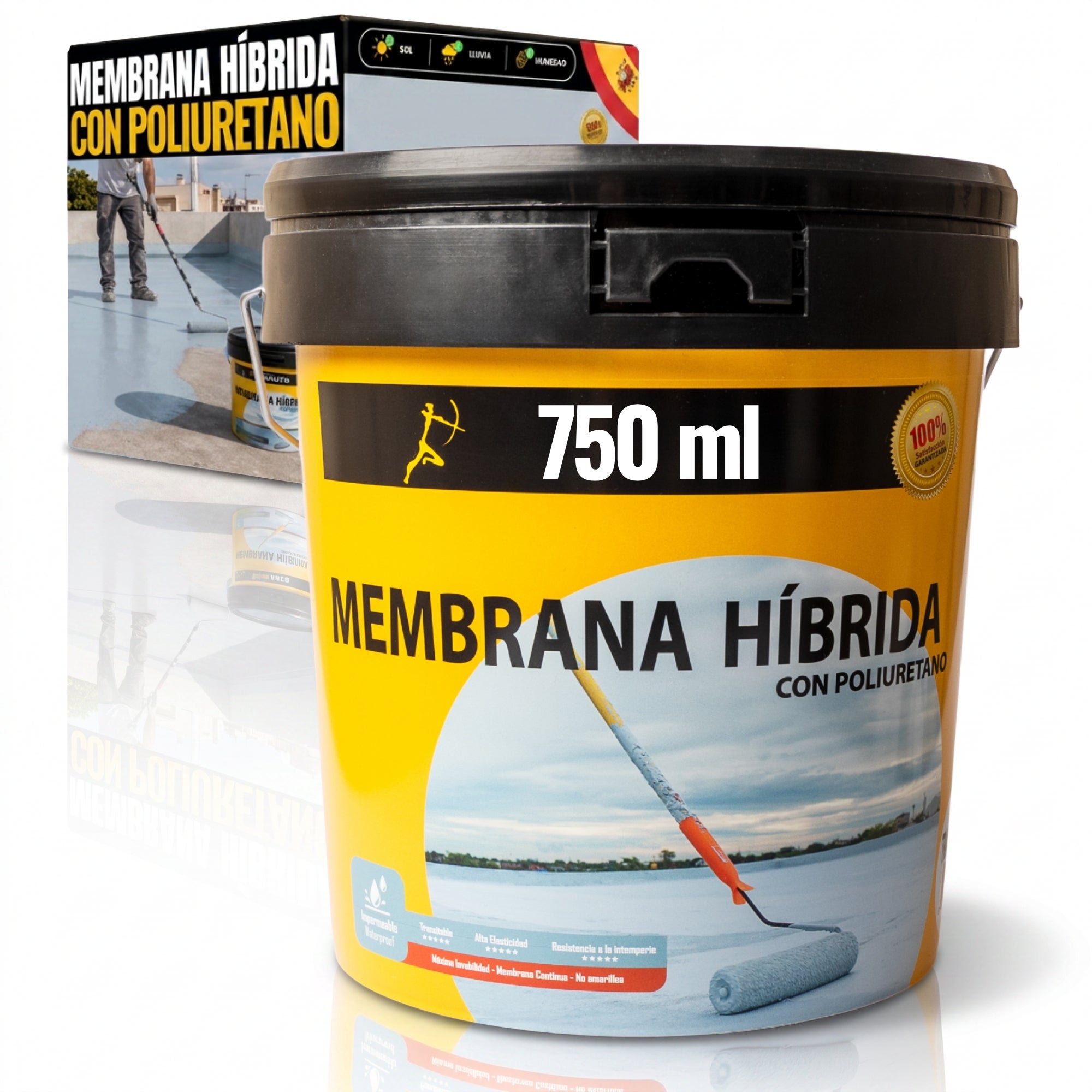 (Gris, 750ML) Revêtement Imperméabilisant Hybride Polyuréthane — free download