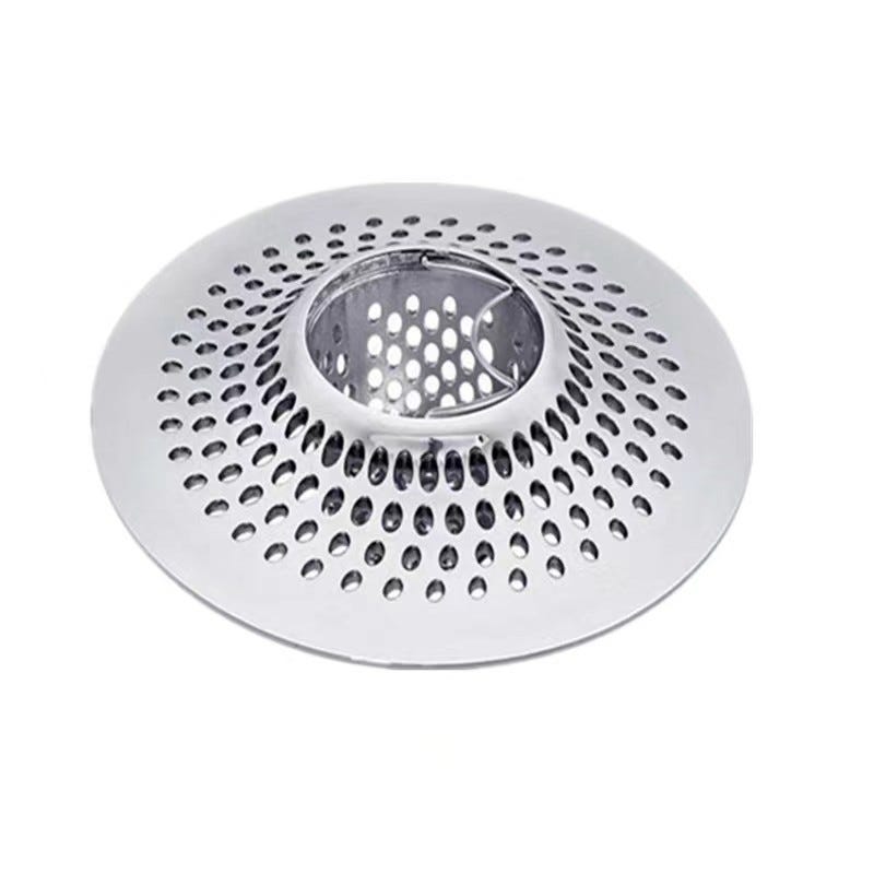 Filtre à Cheveux Inox Pour Douche & Évier – Couvercle Anti-Cheveux 10 Cm, Acier Inoxydable Anti-Rouille (Lot 1)