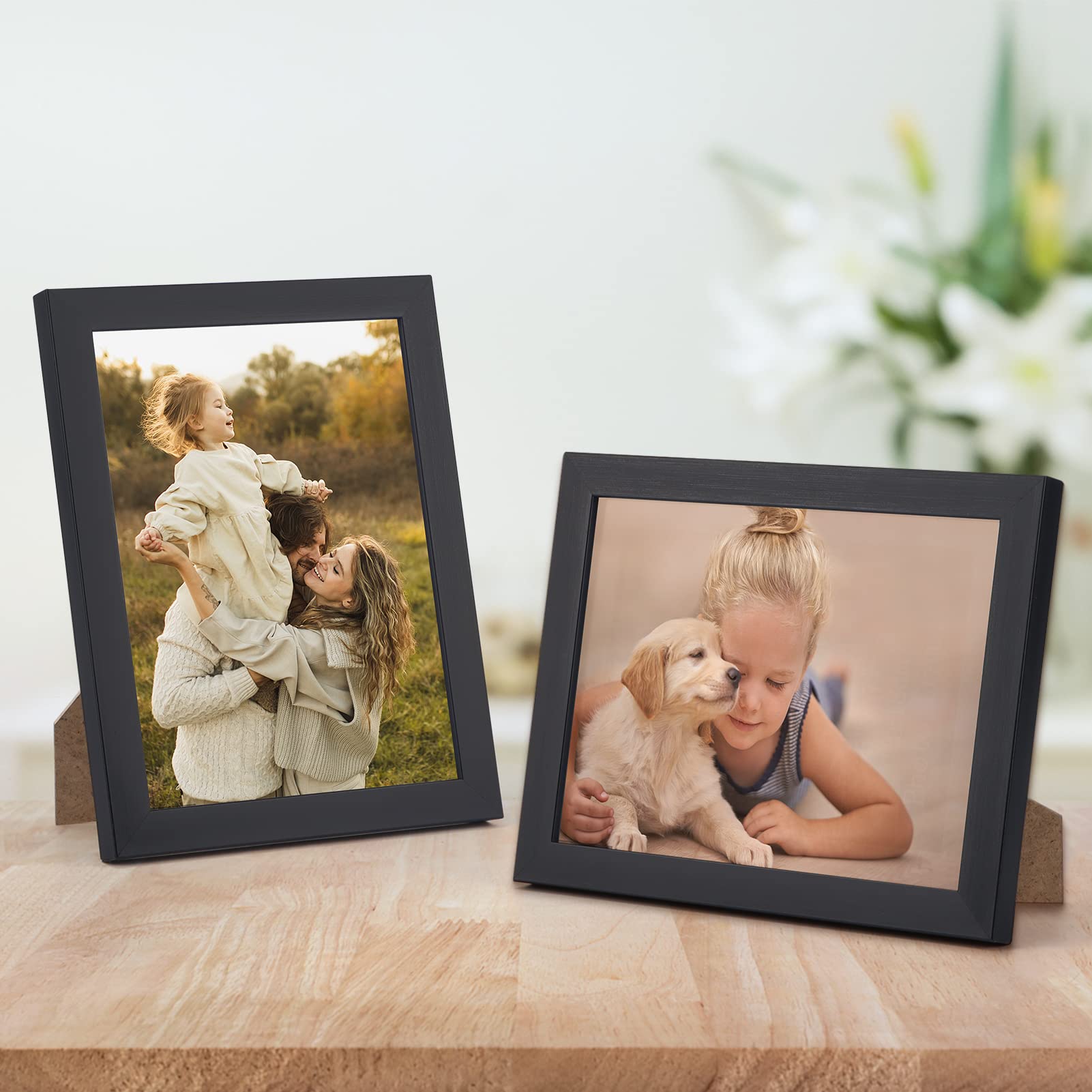 EXYGLO Cornici Foto, Cornice 13x18, Cornici Multiple da Parete e Tavolo Set 7 - 3