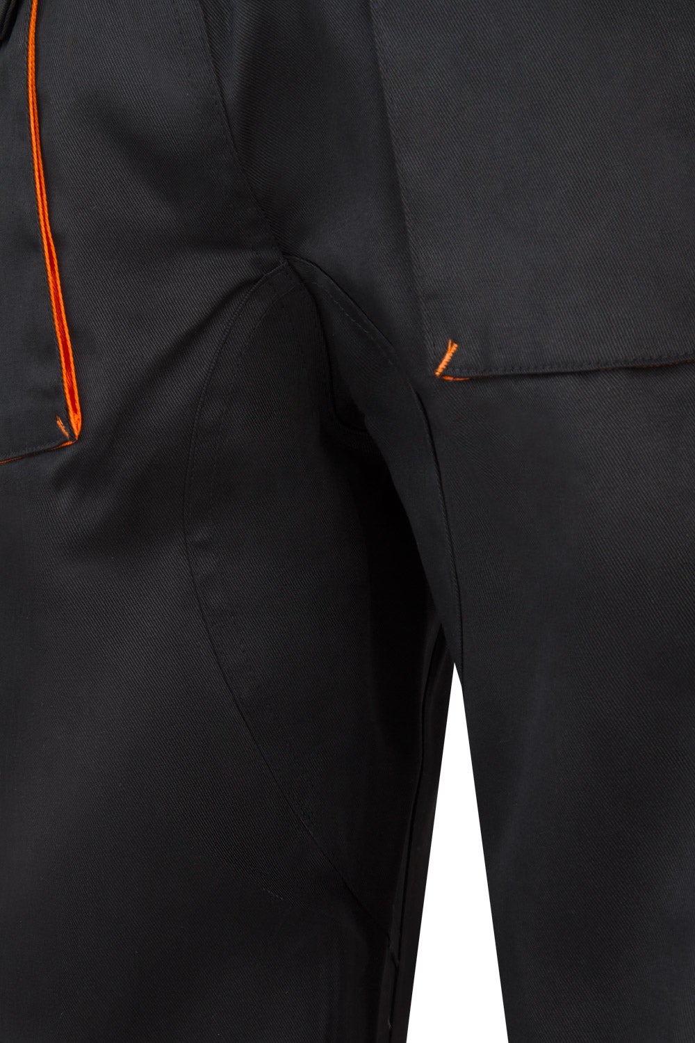 Pantalon multipoches bicolore VELILLA Noir / Orange 36 - 5