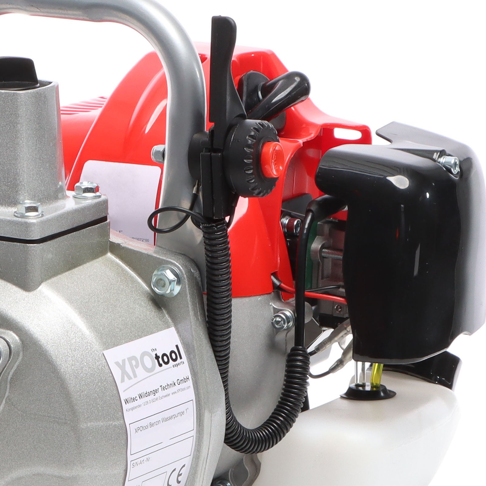 Pompe à eau à essence – 400 x 280 x 370 mm – 1,47 kW / débit de 15000 l/h / refoulement 35 m – Connexion 38 mm (1,5