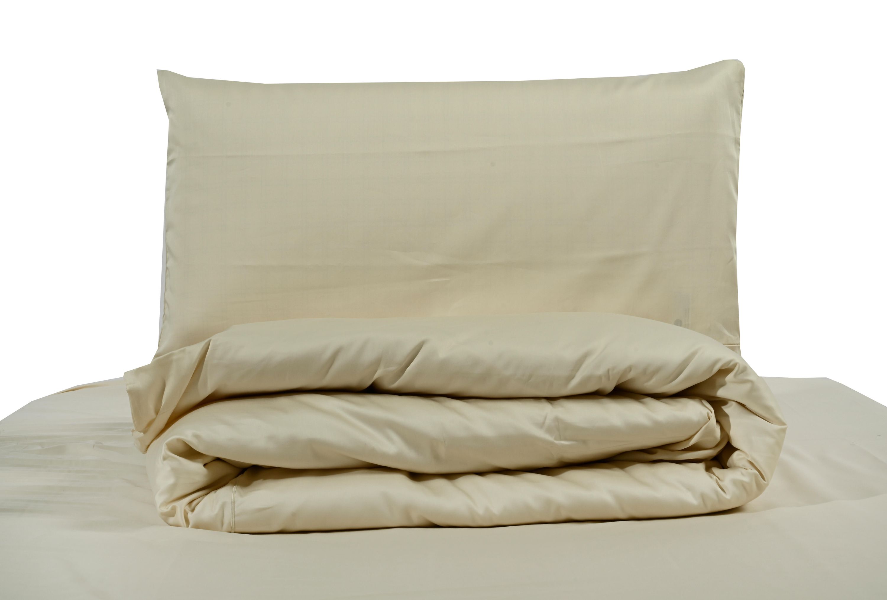 Housse de couette INSPIRE Bordón coton égyptien 300 fils 90 cm ivoire - 7