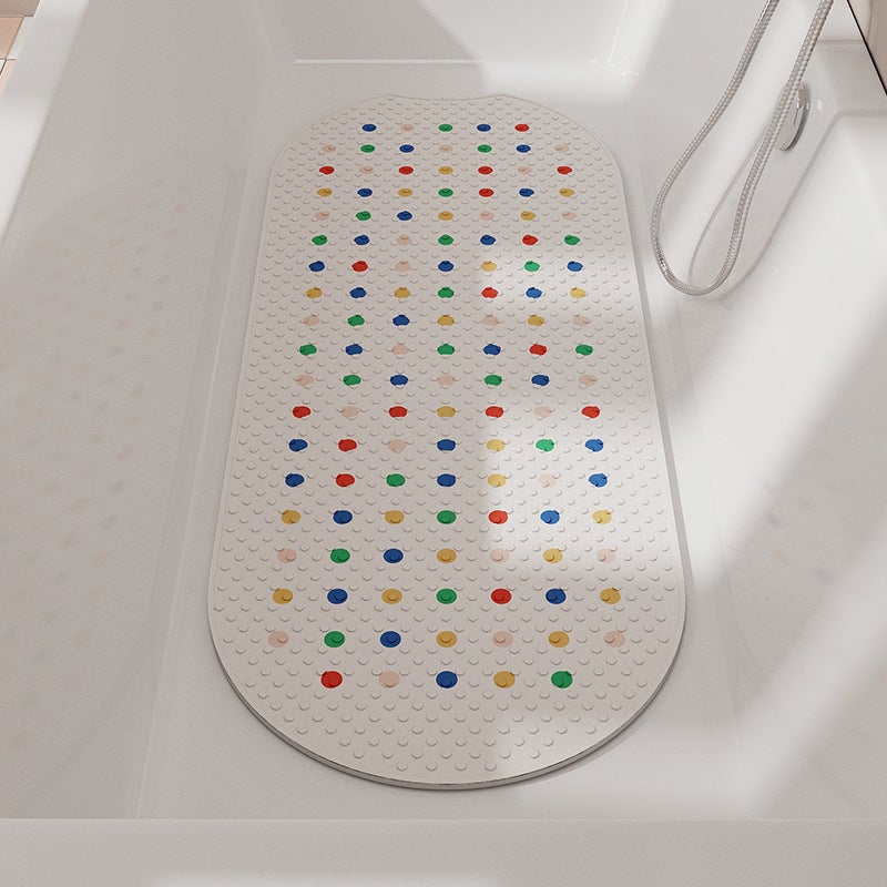Wakauto Tapis De Bain Antidérapant En PVC Transparent Avec