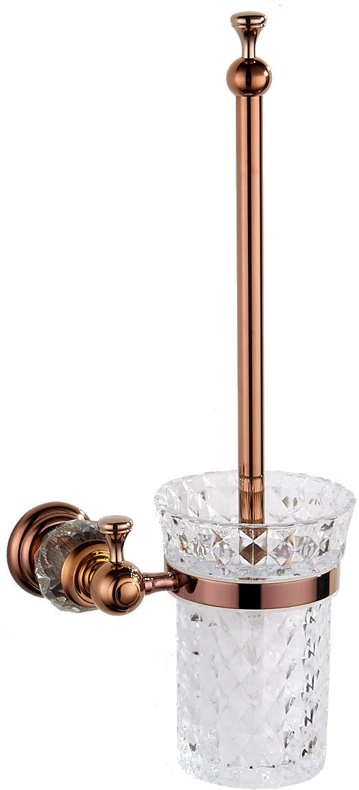 Mexen Estela szczotka toaletowa, różowe złoto - 7011550-60