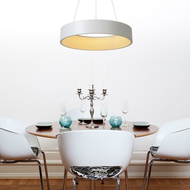 Talowe Led-suspension Led Aluminimum Ø60cm Blanc Lucide - 2