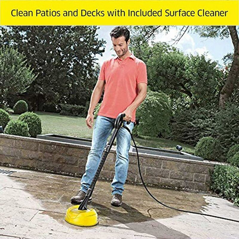 Brosse Rotative pour Karcher K, Nettoyeur de Surfaces Rotatives Nettoyeur de Terrasse à Paroi Supérieure pour Nettoyeurs Haute Pression - 2