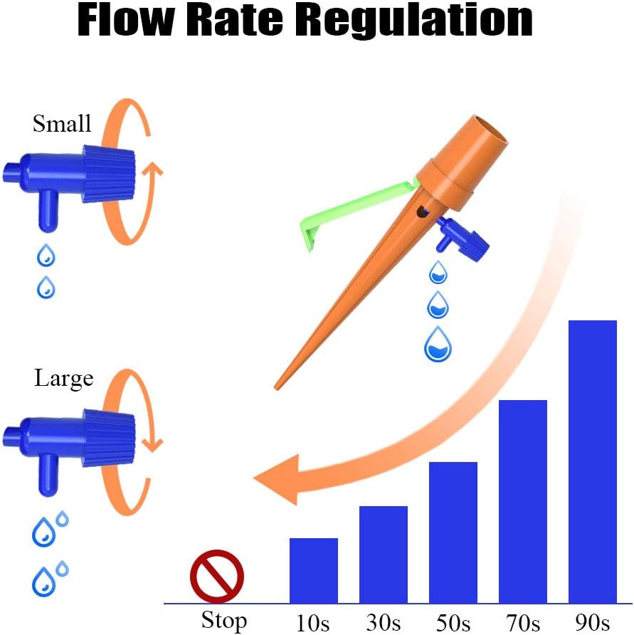 15 Pics Irrigation Goutte à Goutte, D'arrosage Automatique pour Plantes avec Système D'arrosage à Libération Lente pour Plantes D'intérieur - 3