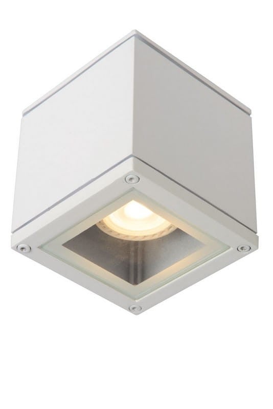 Reflektor sufitowy Spot AVEN biały 1xGU10x50W wym: 9,6 x 9,3 x 9,3 cm IP65 Lucide