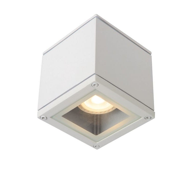 Reflektor sufitowy Spot AVEN biały 1xGU10x50W wym: 9,6 x 9,3 x 9,3 cm IP65 Lucide