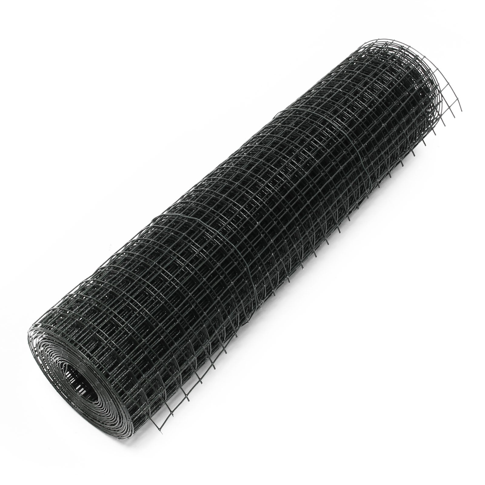 Rete per voliere metallica quadrata in acciaio zincato 25x25mm 100cmx5m nero - 2