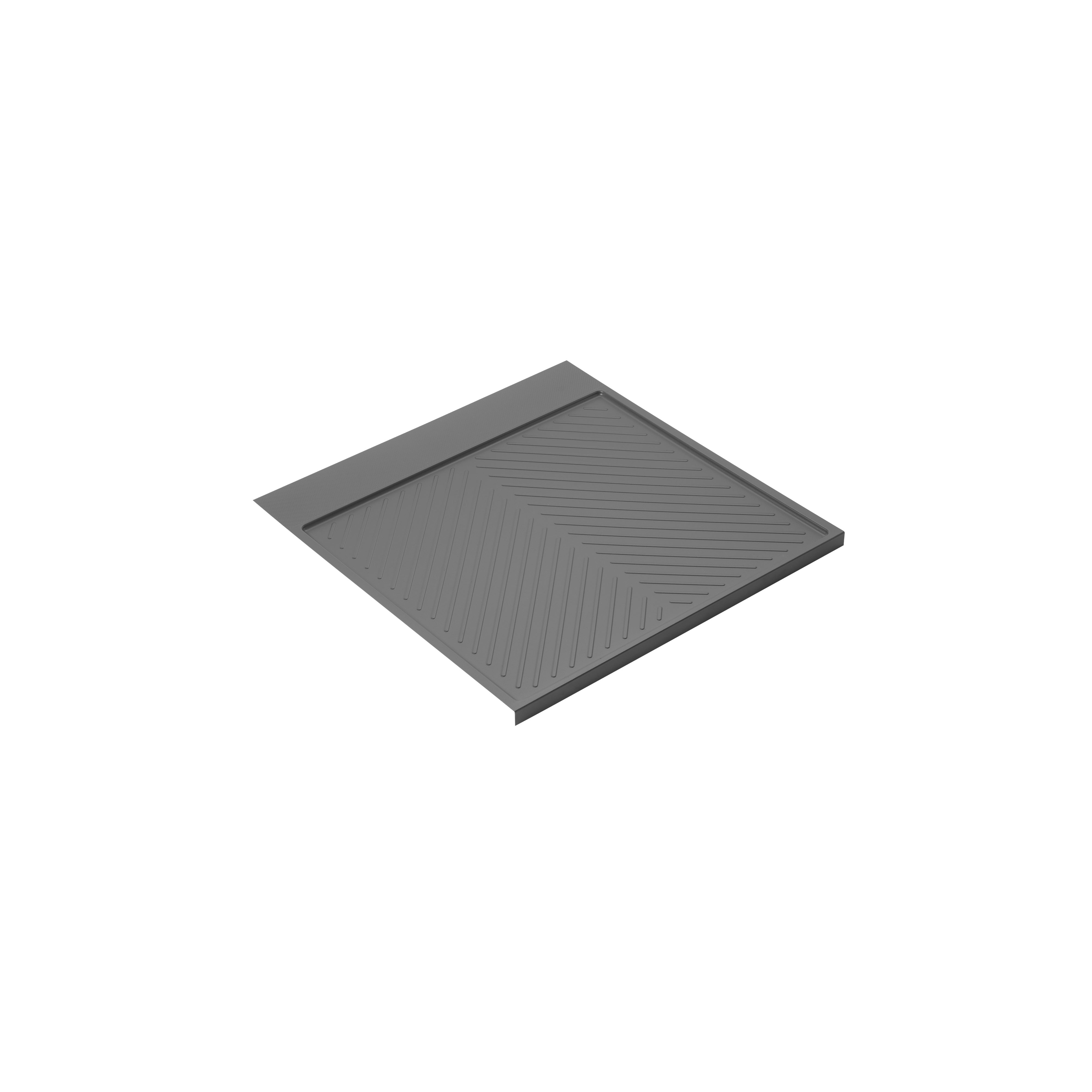 Emuca Ochraniacz do mebli kuchennych Sink, M60, 567x580mm, grubość deski 16mm, Możliwość cięcia, Plastik, Szaro-antracytowy