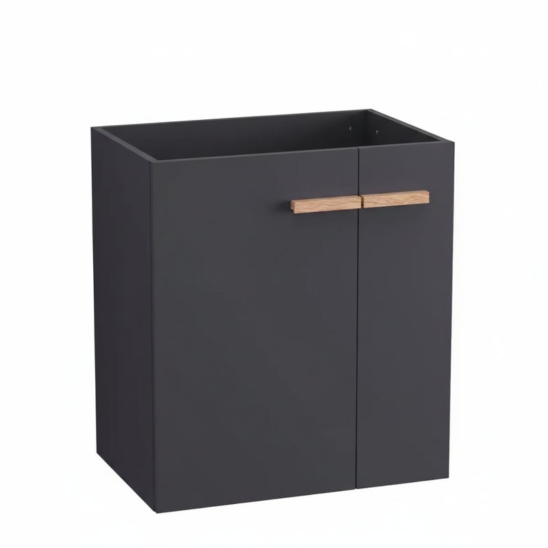 Szafka pod umywalkę L-WOOD 59 cm antracyt mat