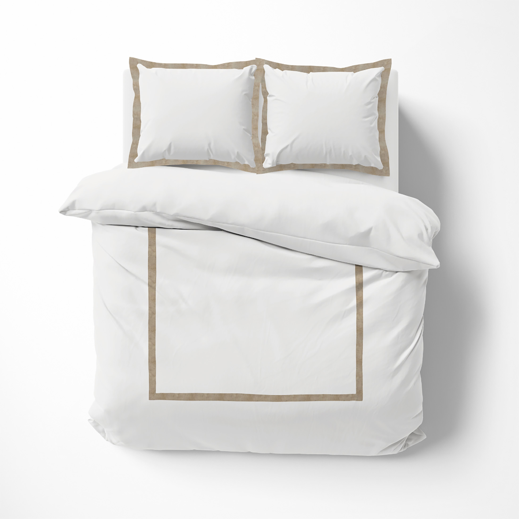 PARURE 3 P. 240 x 220 CM UNI 57 FILS LAURALINE - 220x240cm - Blanc - 6