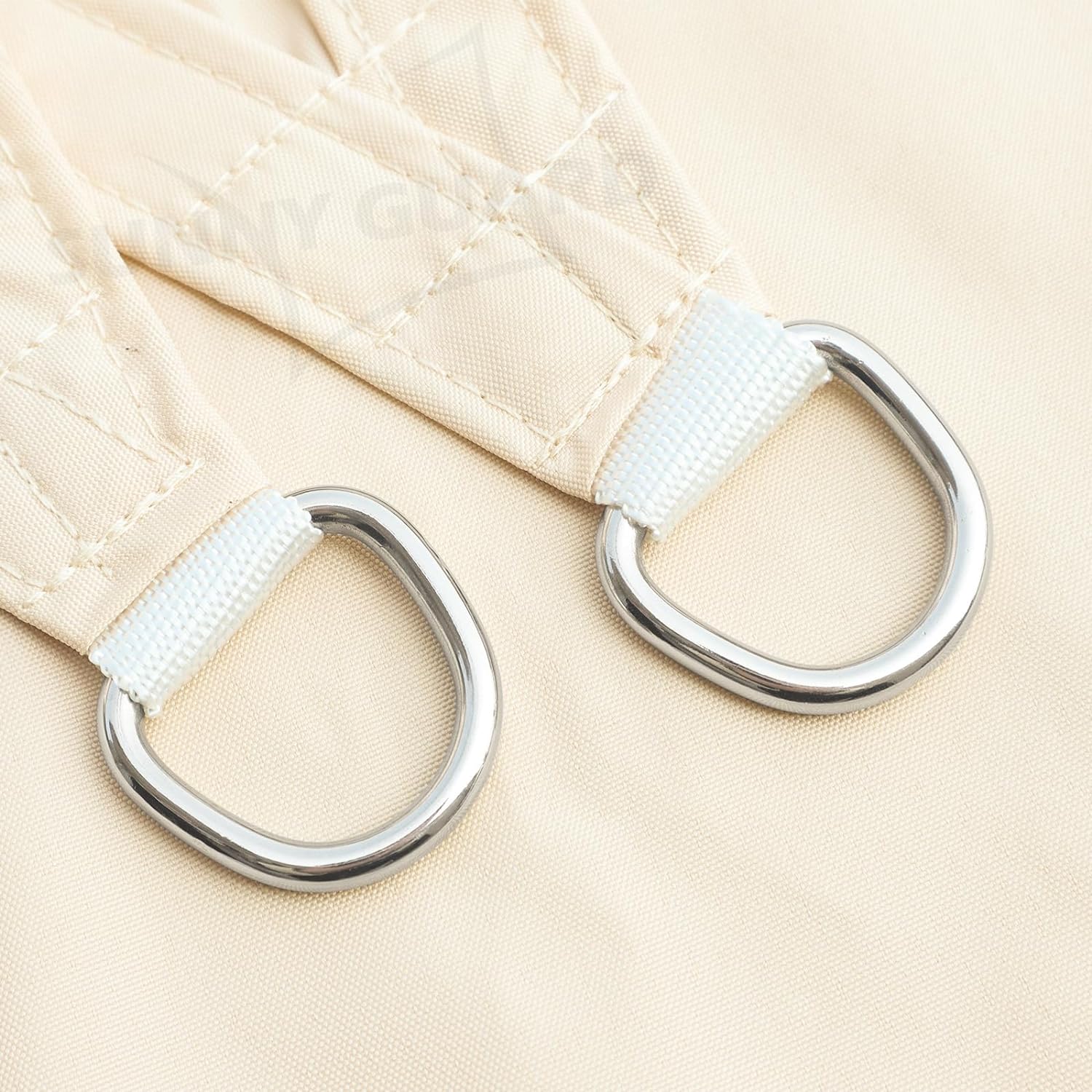 Voile D'ombrage Triangulaire 2 X 2 X 2 M - Résistant à L'eau Et Au Vent - Avec Protection UV Pour Jardin Terrasse Exterieur Camping Beige 96259615